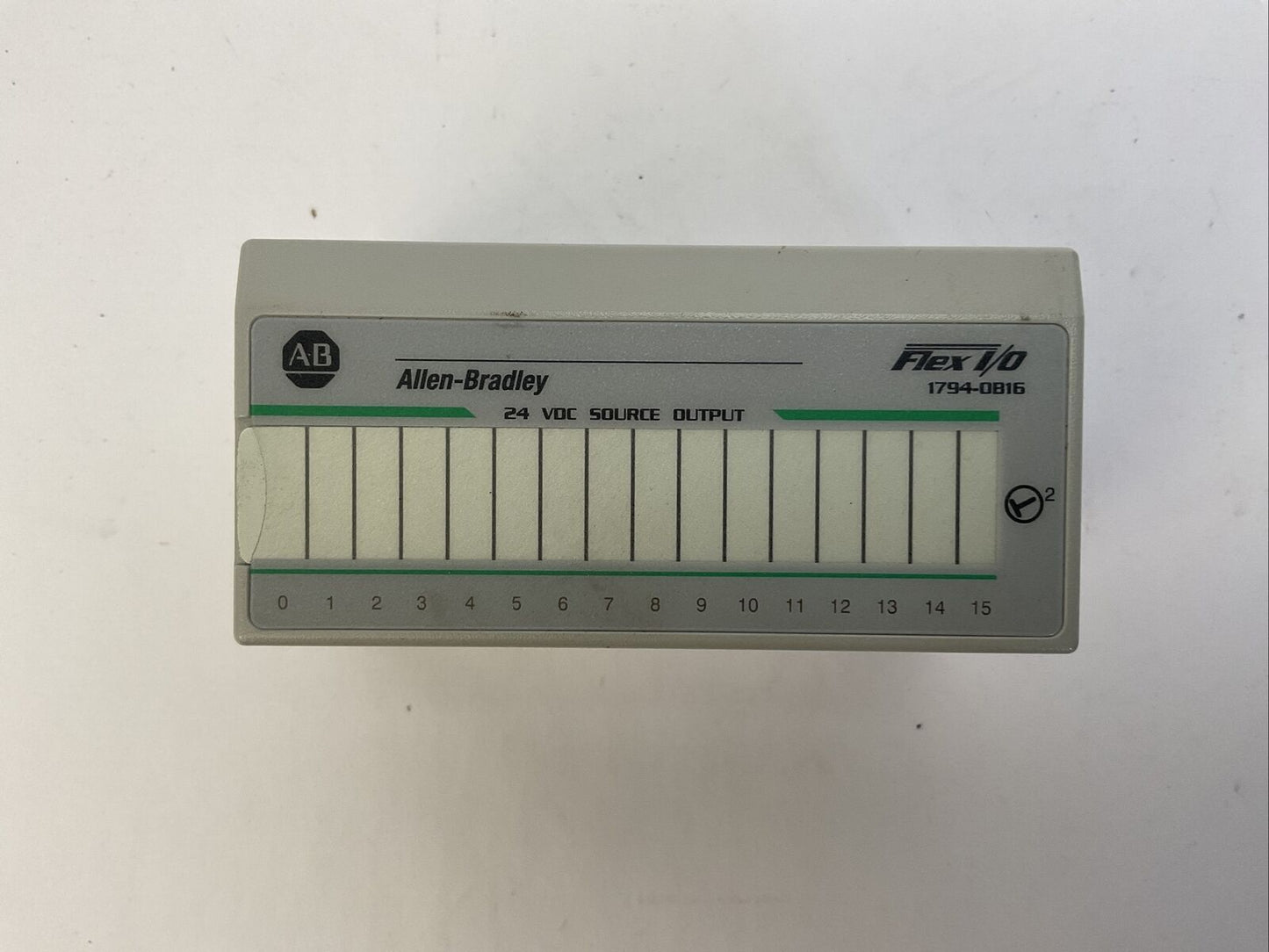 ALLEN BRADLEY 1794-OB16 SER A FLEX 16 POINT DIGITAL OUTPUT MODULE