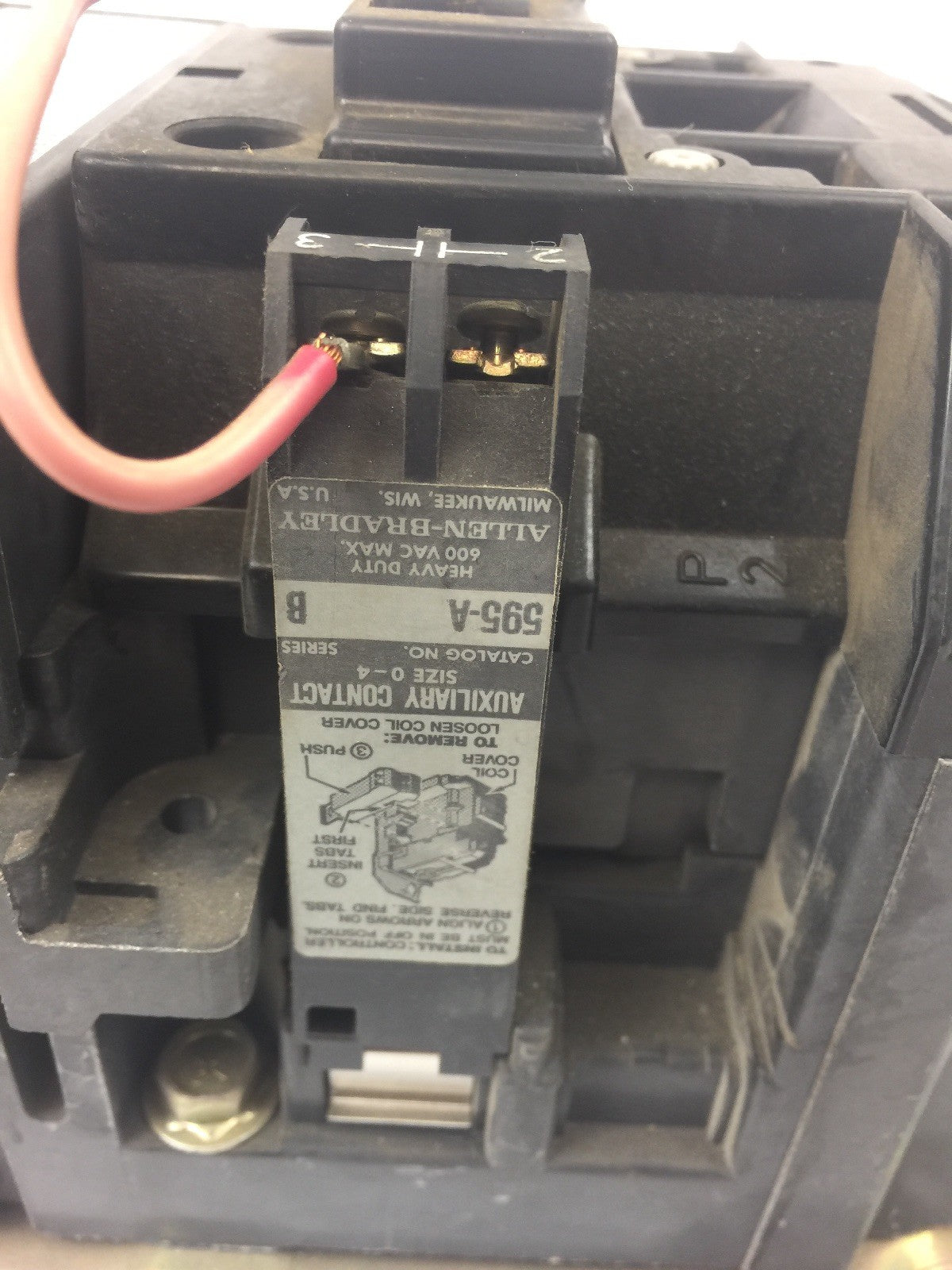 ALLEN BRADELY 500-DOD930 STARTER SIZE 3 600VAC 90A CD236 115-120V 60HZ 110V 50HZ