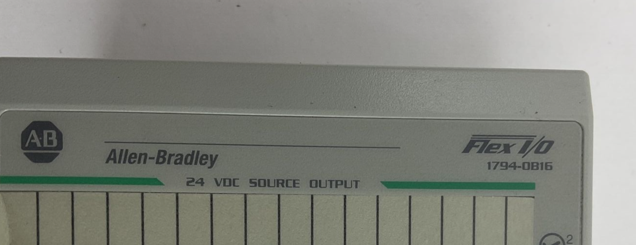 ALLEN BRADLEY 1794-OB16 SOURCE OUTPUT 24VDC SER.A REVA02 F/WREV. BLANK**LOTOF7**