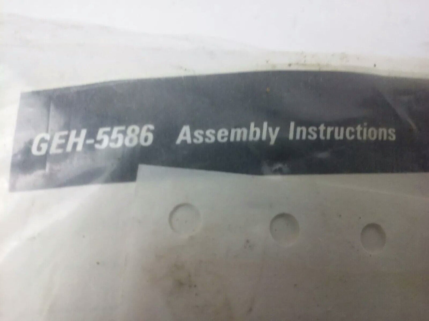GENERAL ELECTRIC, SPECTRA SERIES, AEG10, BONDED EQUIPMENT GROUND KIT, NEW