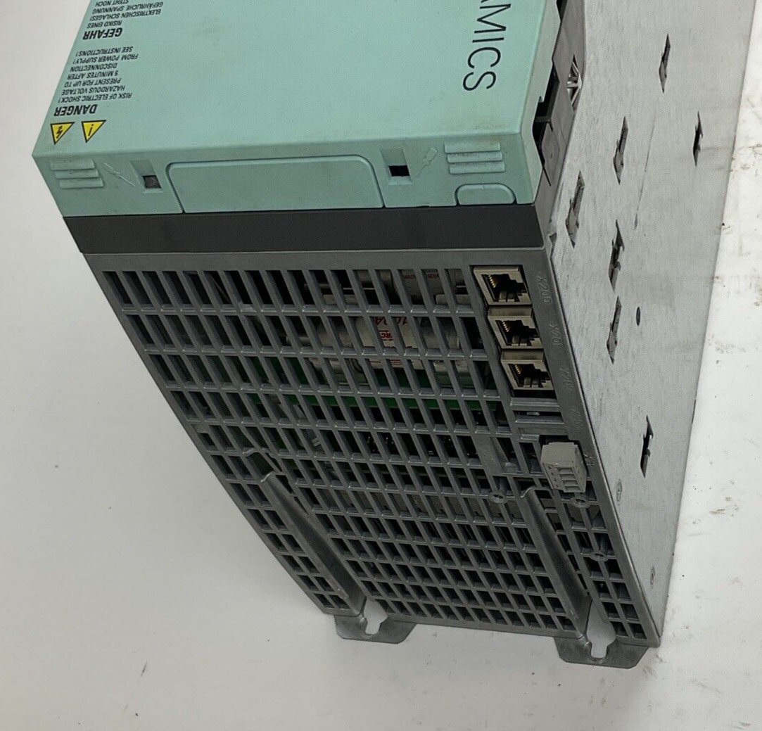 SIEMENS 6SL3120-1TE13-0AA3 SINGLE MOTOR MODULE 600VDC 60A VER.C