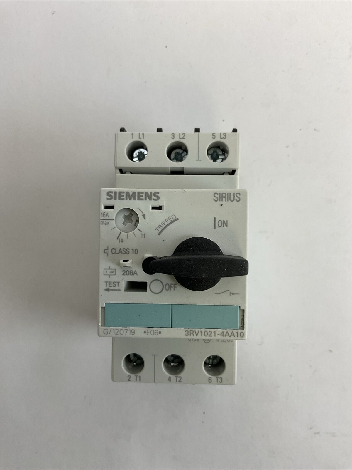 SIEMENS 3RV2021-4AA10 CIRCUIT BREAKER 11-16A