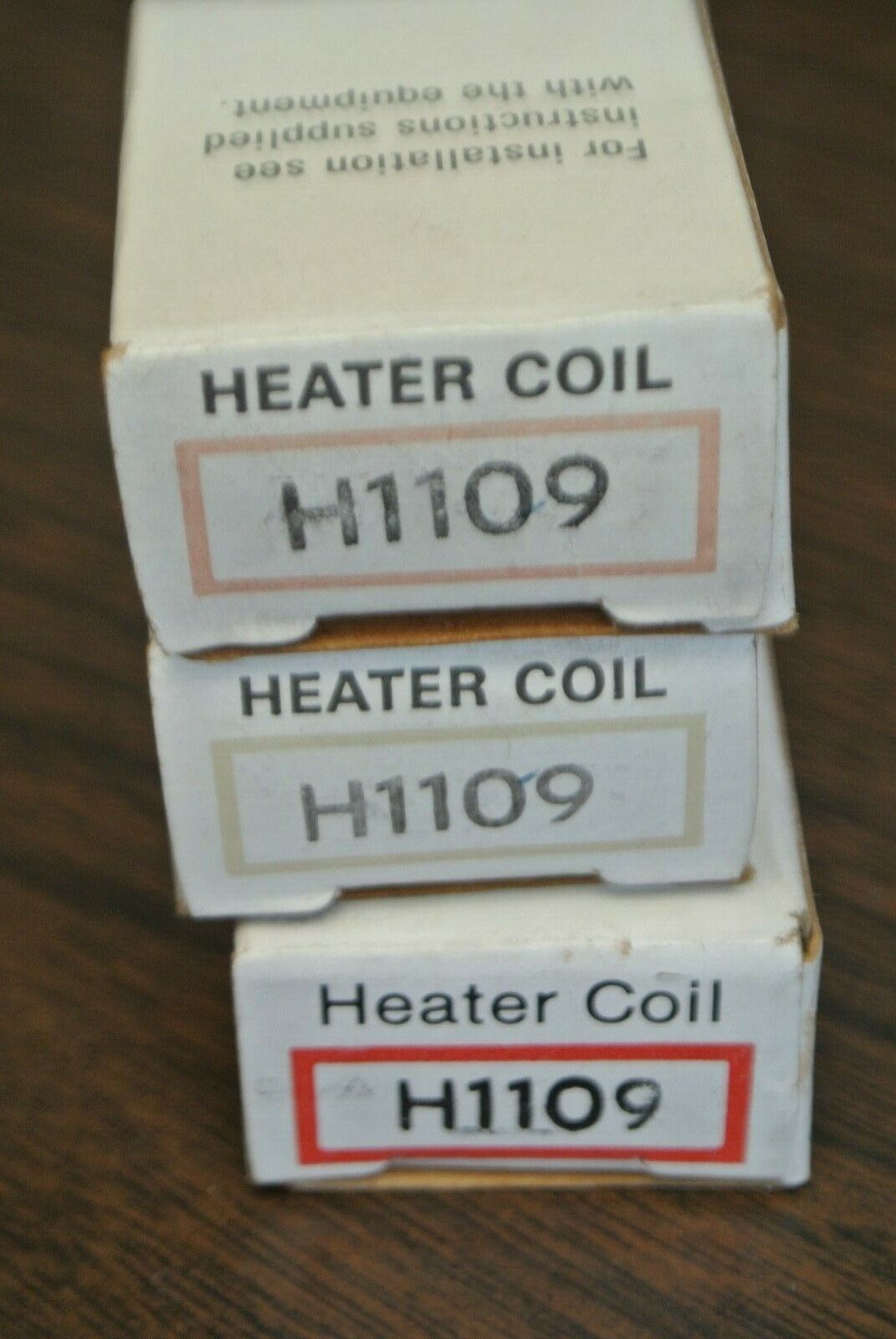 LOT of 3 / CUTLER-HAMMER H1109 HEATER ELEMENT / HEATER COIL / NEW SURPLUS