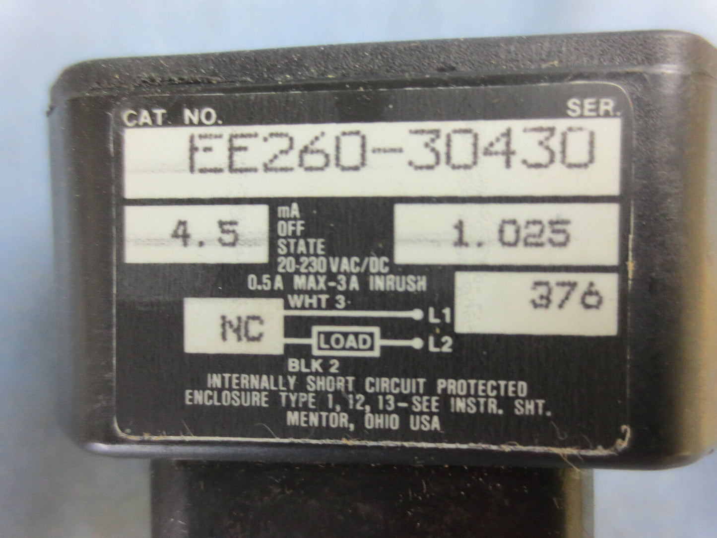 NAMCO EE260-30430 PROXIMITY SWITCH / CYLINDICATOR 1.025 PROBE - NEW SURPLUS