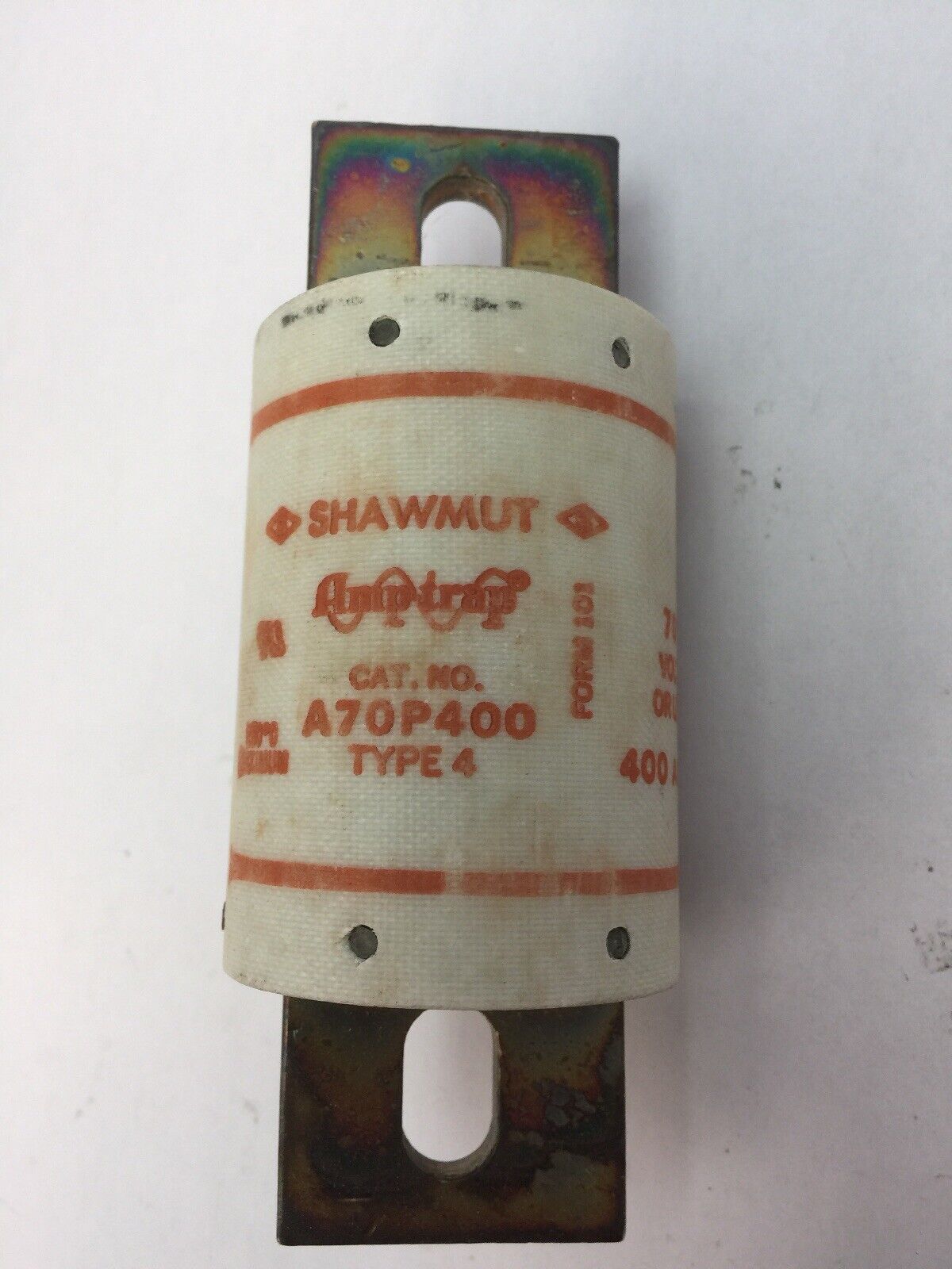 SHAWMUT AMPTRAP A70P400 FUSE 400 AMP 700 VAC TYPE 4