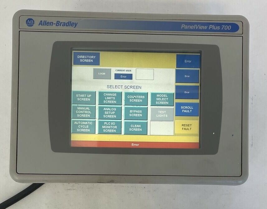ALLEN BRADLEY 2711P-RP1 SER F PANELVIEW PLUS LOGIC MODULE 2711P-T7C4D1 SER A
