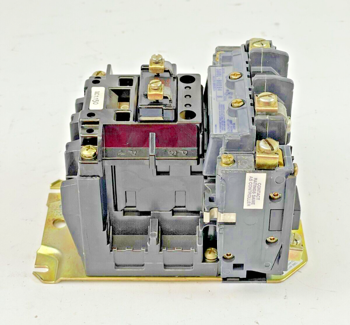 ALLEN BRADLEY - 500FL-BOD94 SER. B - AC CONTACTOR -30 AMP, 600 VAC