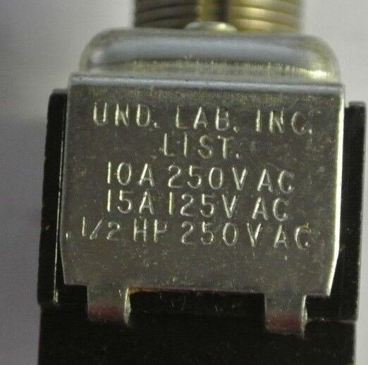 CUTLER-HAMMER 7570K7 TOGGLE SWITCH - "OFF/SPRING-LOADED MOMENTARY ON" LOT of 10