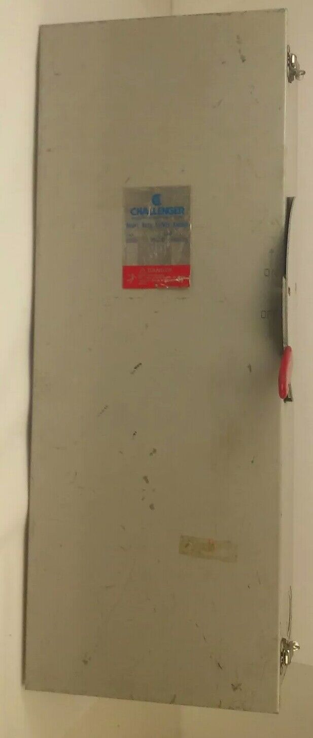 CHALLENGER RHD364NFC NON-FUSIBLE SAFETY SWITCH, 200A, 600V, 3PH, 150HP, TYPE 3R