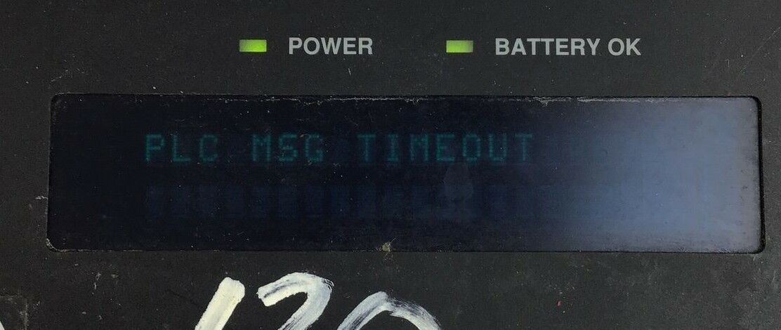 UTICOR PROGRAMMABLE MESSAGE DISPLAY 180-22A1N008E0 REV B 115/230V .1/.05AMP