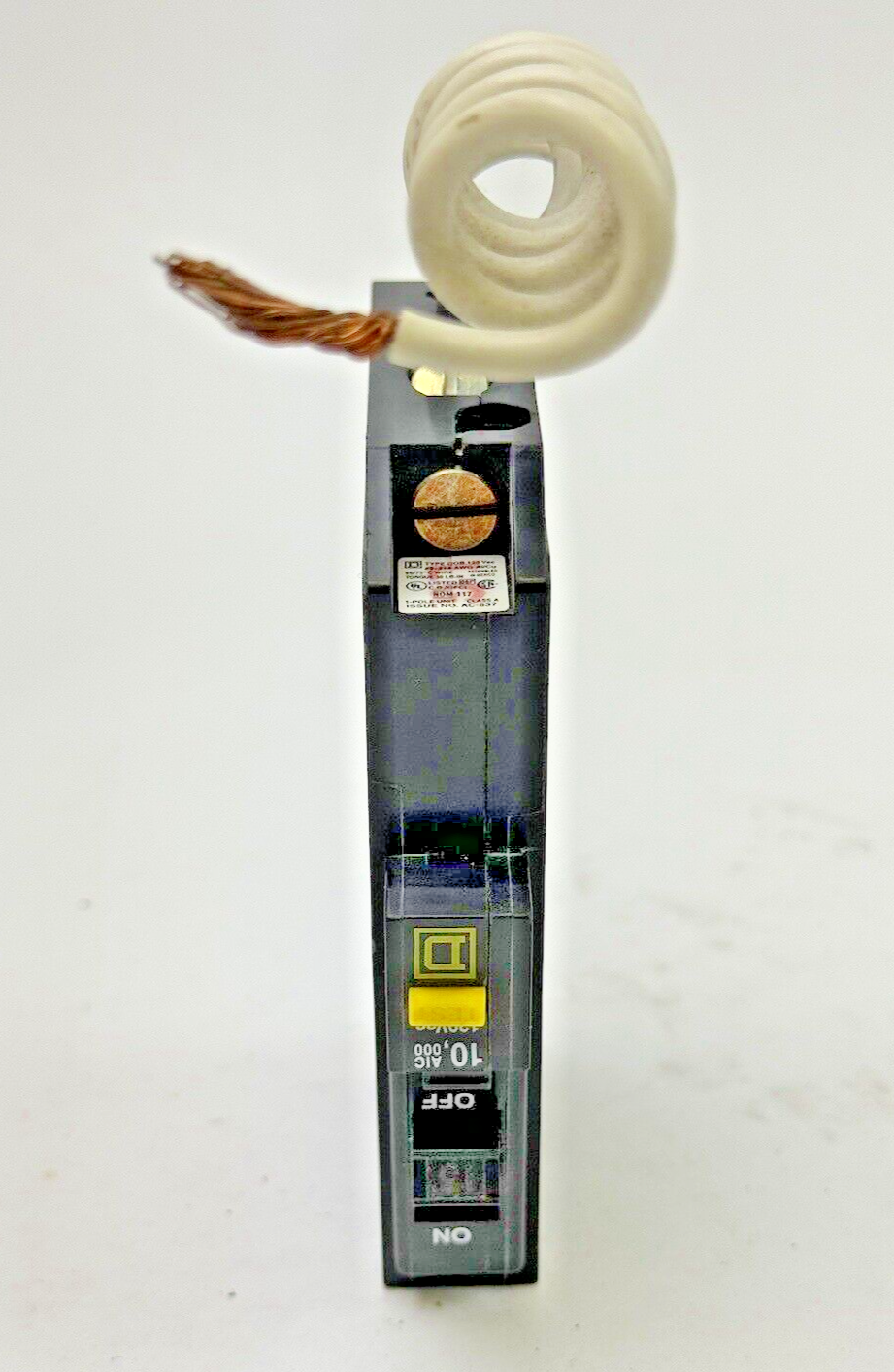 SQUARE D - QOB115GFI - 15A/1 POLE/120 VAC/BOLT-ON/GROUND FAULT/TYPE QOB