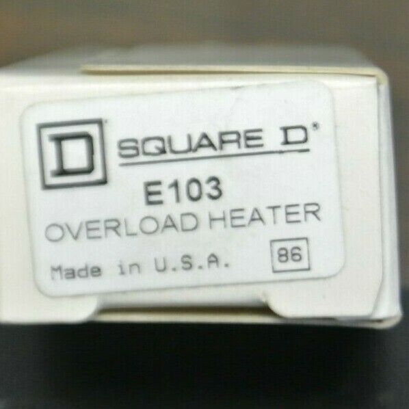 SQUARE D E103 THERMAL OVERLOAD HEATER ELEMENT