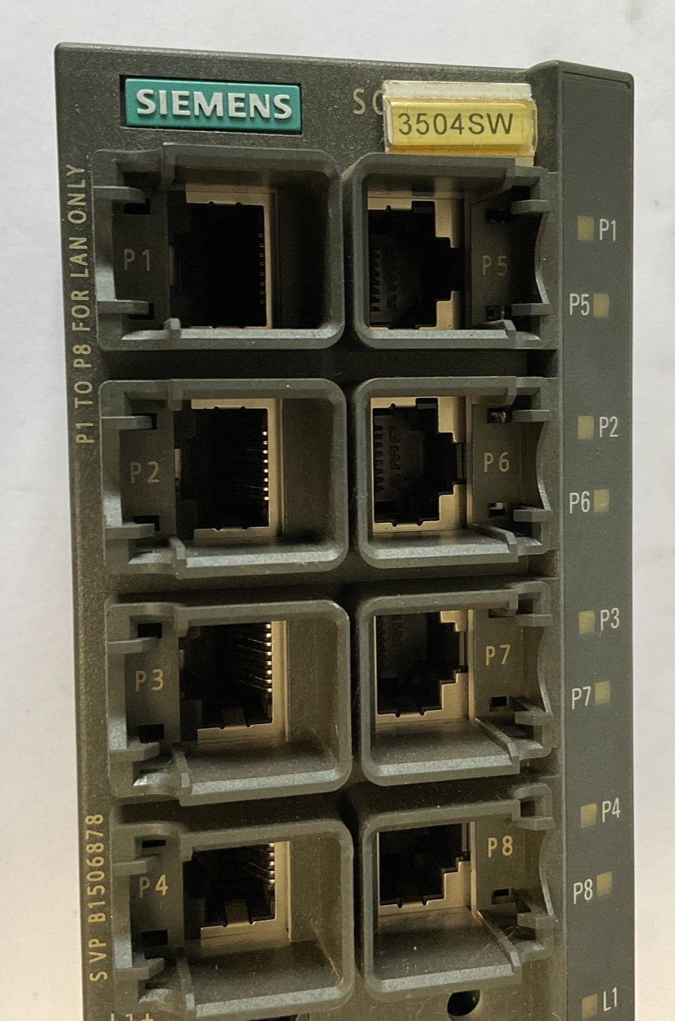 SIEMENS 108-0BA00-2AA3 ETHERNET SWITCH 24VDC 0.15A