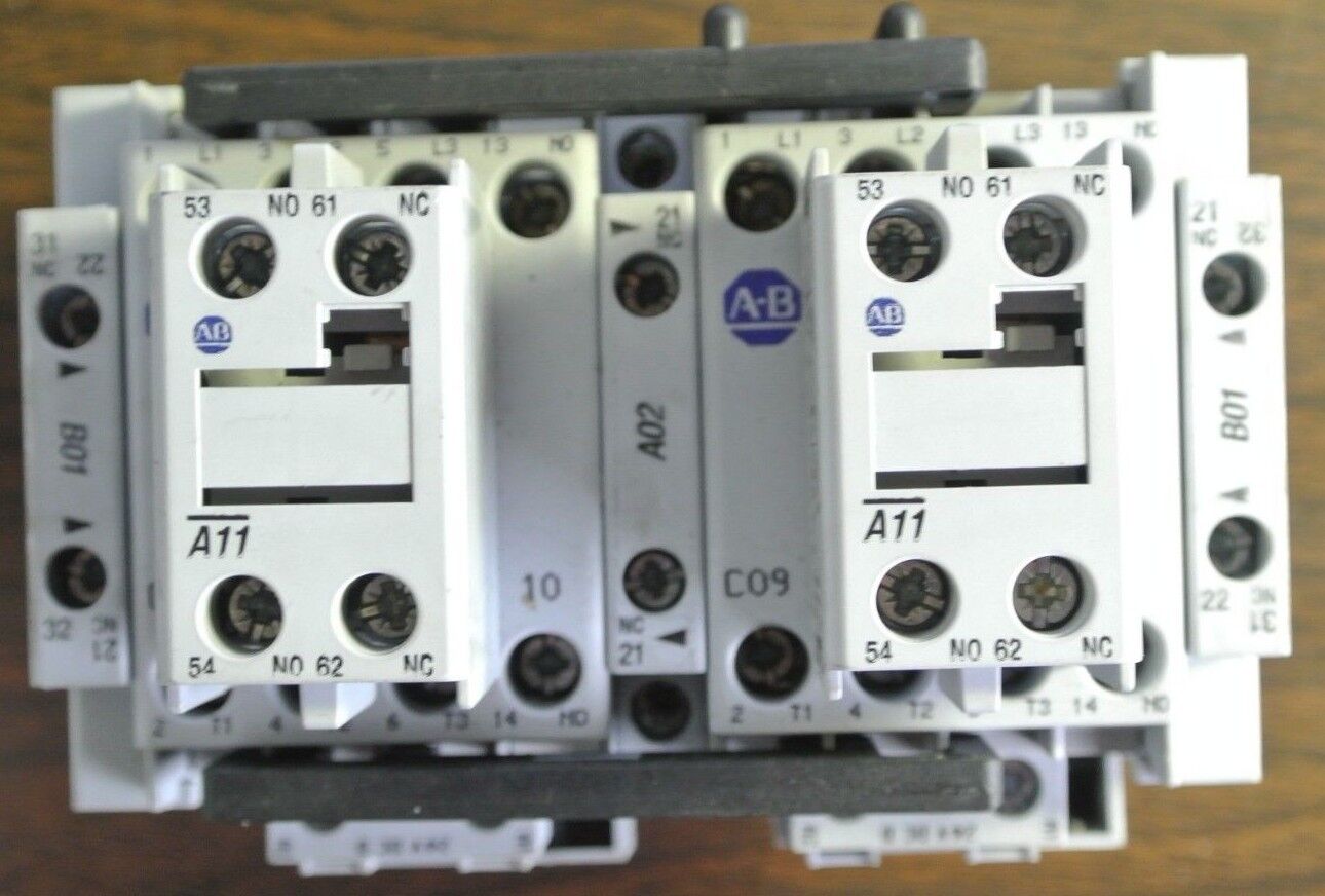 ALLEN-BRADLEY 104-C09UDJ22 REVERSING CONTACTOR incl. 100-FSD250 + 100-F + 100-S