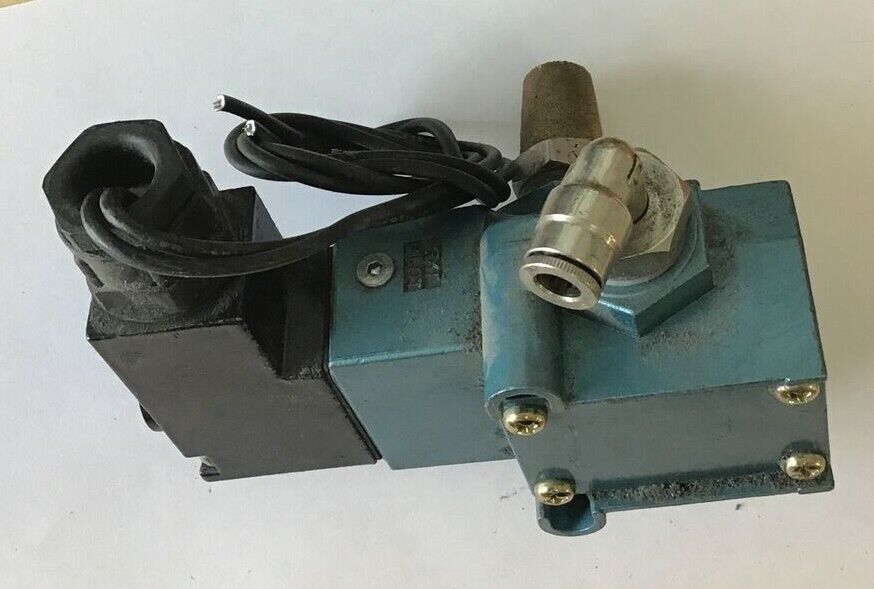 MAC 55B-12-PI-611CA W/ PID-611CAAA SOLENOID VALVE 24VDC 8.5WATT 30-150PSI