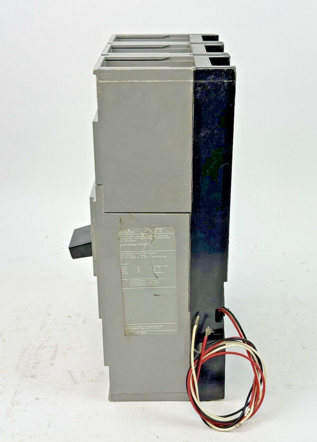 SIEMENS - JXD62S400A - SWITCH W/ A01JLDLV LOW VOLT AUX SWITCH 2 POLE/400A/600VAC