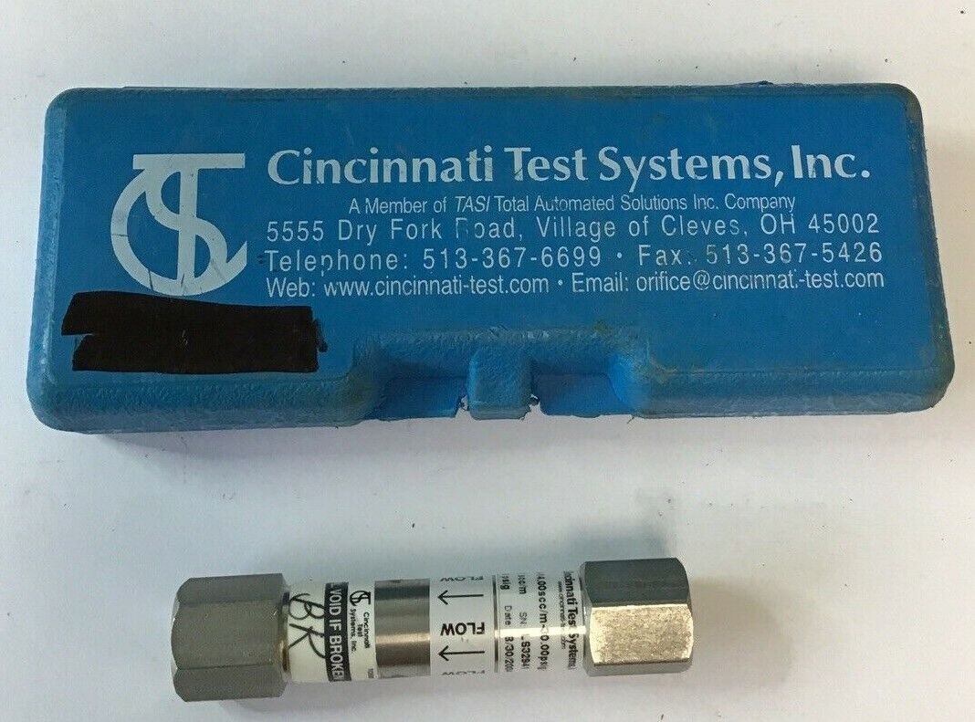 CINCINNATI TEST SYSTEMS 520-14.00SCC/M-30.00PSGI-1 LEAK DETECTION