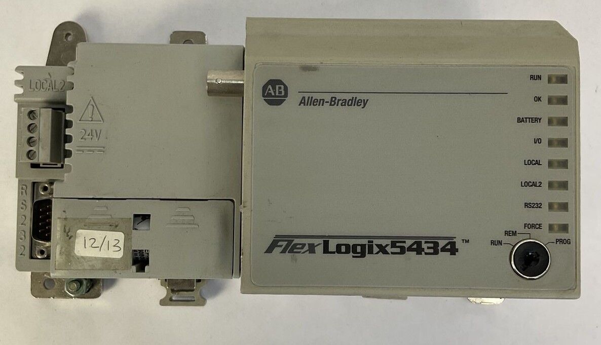 ALLEN BRADLEY 1794-L34 SER A CAT REV H01 F/W REV 1.1 LOGIX 5434 PROCESSOR UNIT