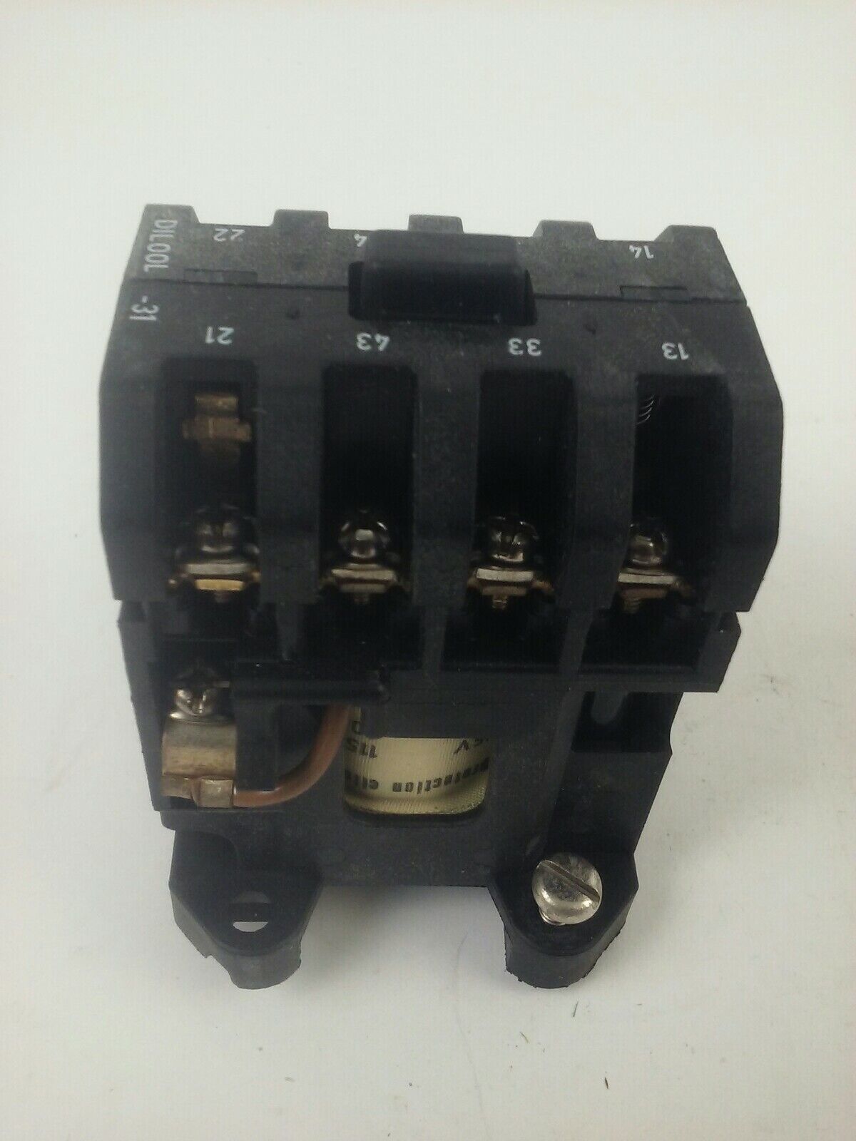 KLOCKNER MOELLER DIL00L-31-NA CONTACTOR RELAY 115V COIL, 3PH, 300V, 20A, 1HP