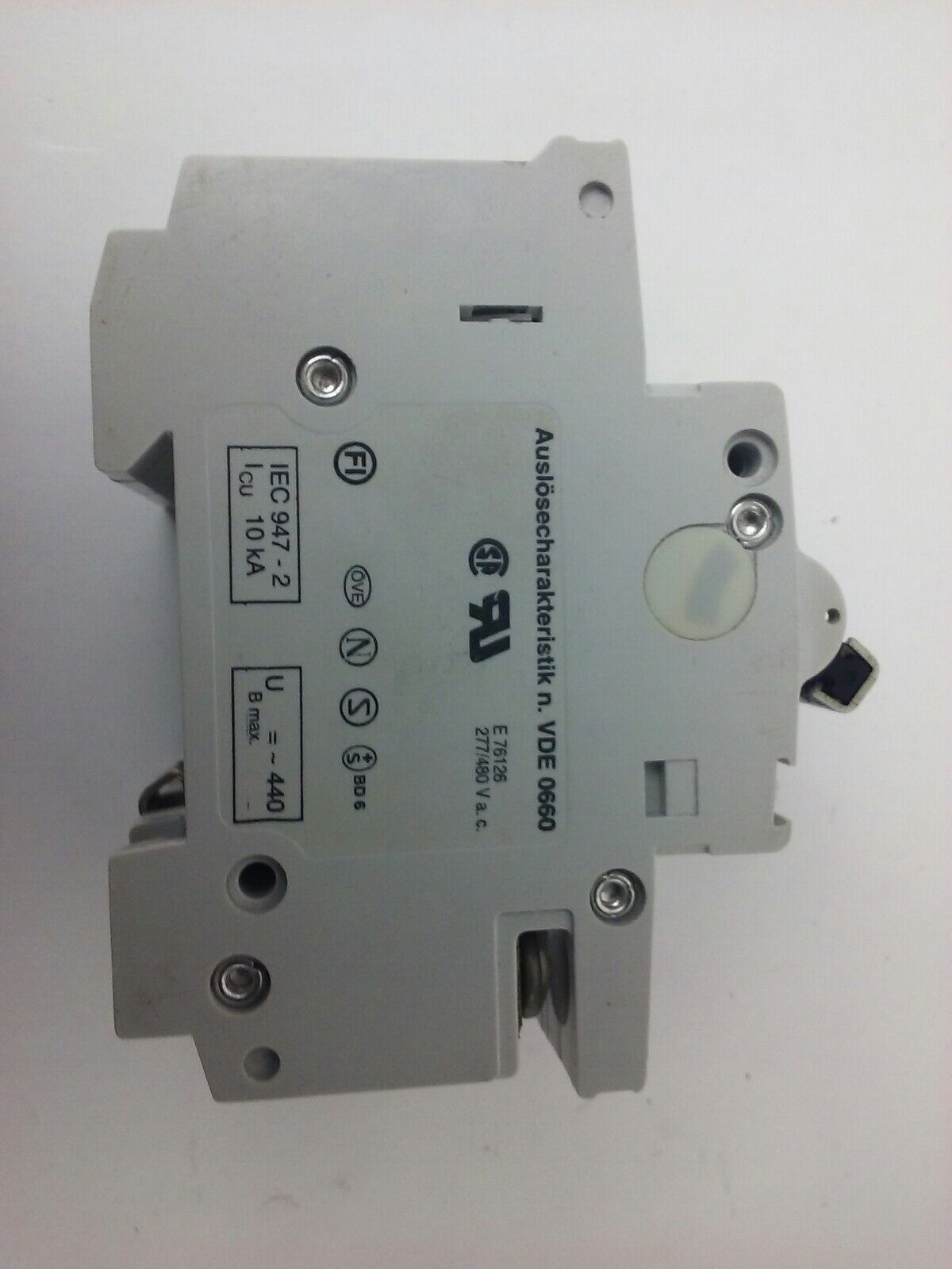 ABB S273, CIRCUIT BREAKER, K 16A, 3POLE, 277/480VAC, MAX 440, 10KA, VDE0660, NEW