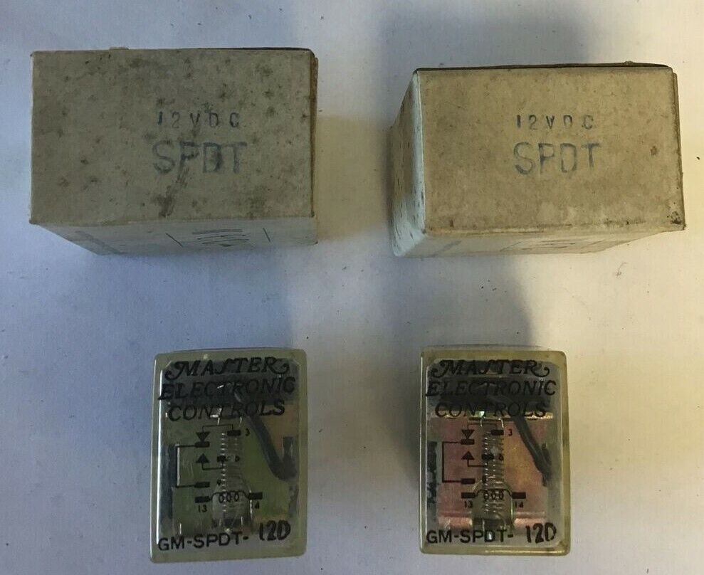 MASTER ELECTRONICS GM-SPDT-12D RELAY ***LOTOF2***