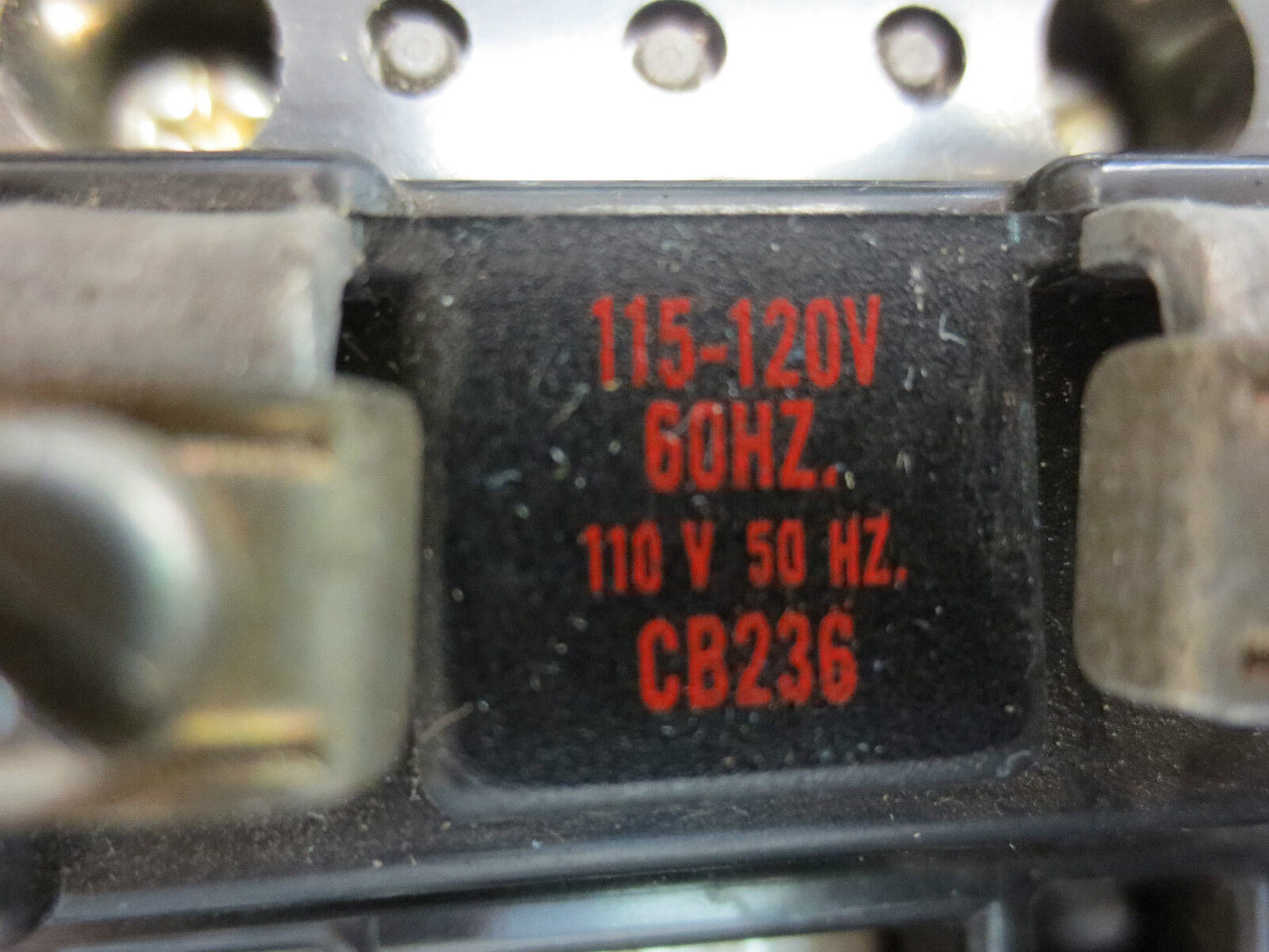 ALLEN-BRADLEY 500F-BOD93 RELAY Ser B, SIZE 1, 120V COIL w/ CB236 - w/ 595-A