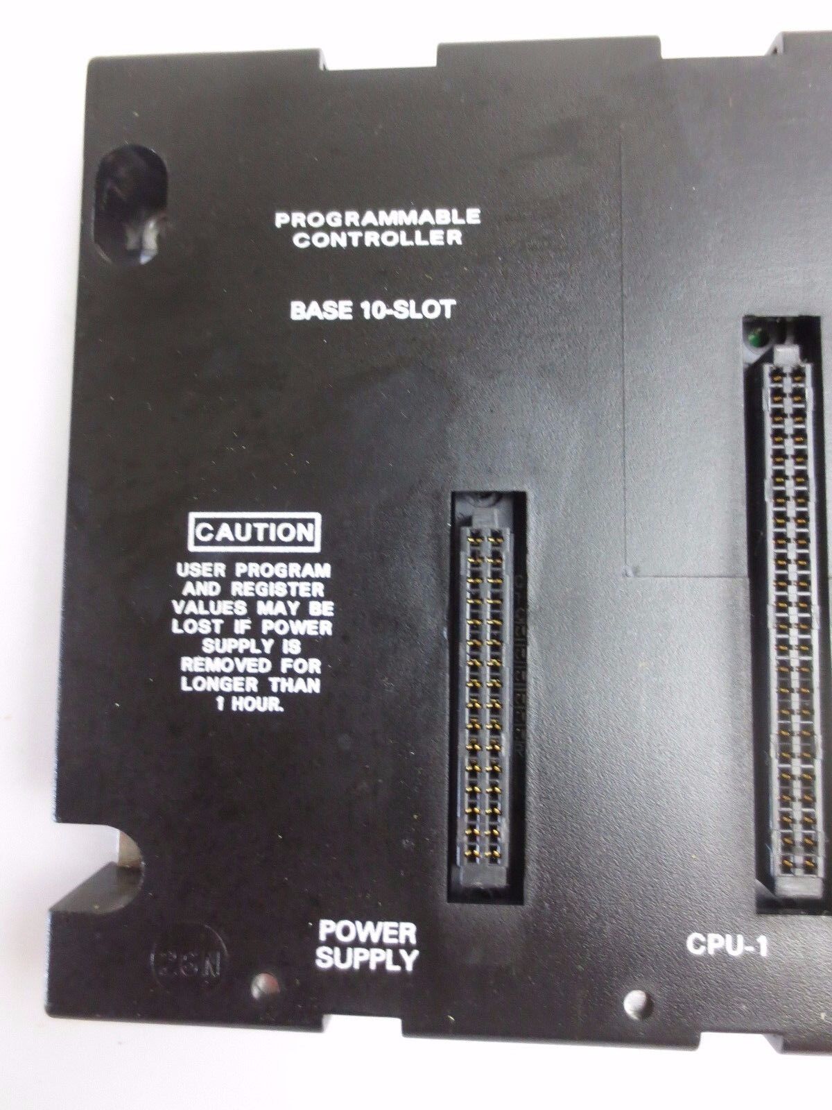 GE FANUC IC693CHS391M BASE 10-SLOT for PROGRAMMABLE CONTROLLER - EMI ENHANCED