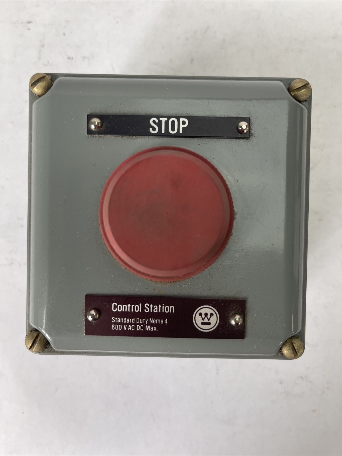 WESTINGHOUSE 5664D20G02 SDW PUSHBUTTON STATION 600V AC/DC NEMA 4 STANDARD DUTY