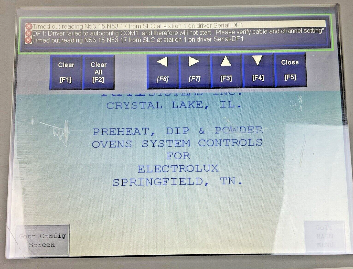 ALLEN BRADLEY 2711P-RDT12C SER.D TOUCH PANEL 2711P-RP8D LOGIC MODULE SER.A