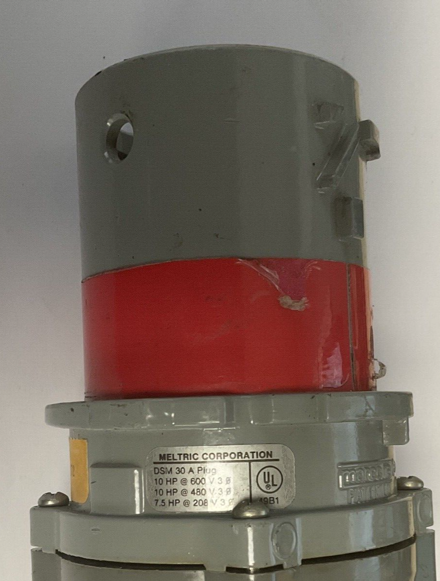 MELTRIC CORPORATION DSM 30A PLUG 10HP 600V