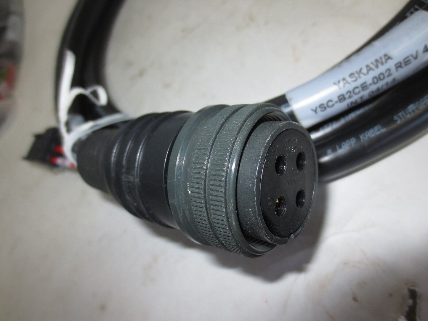 YASKAWA YSC-B2CE-002, Rev. 4 - MOTOR POWER CABLE, "3050M, CHK ROT" - NEW SURPLUS