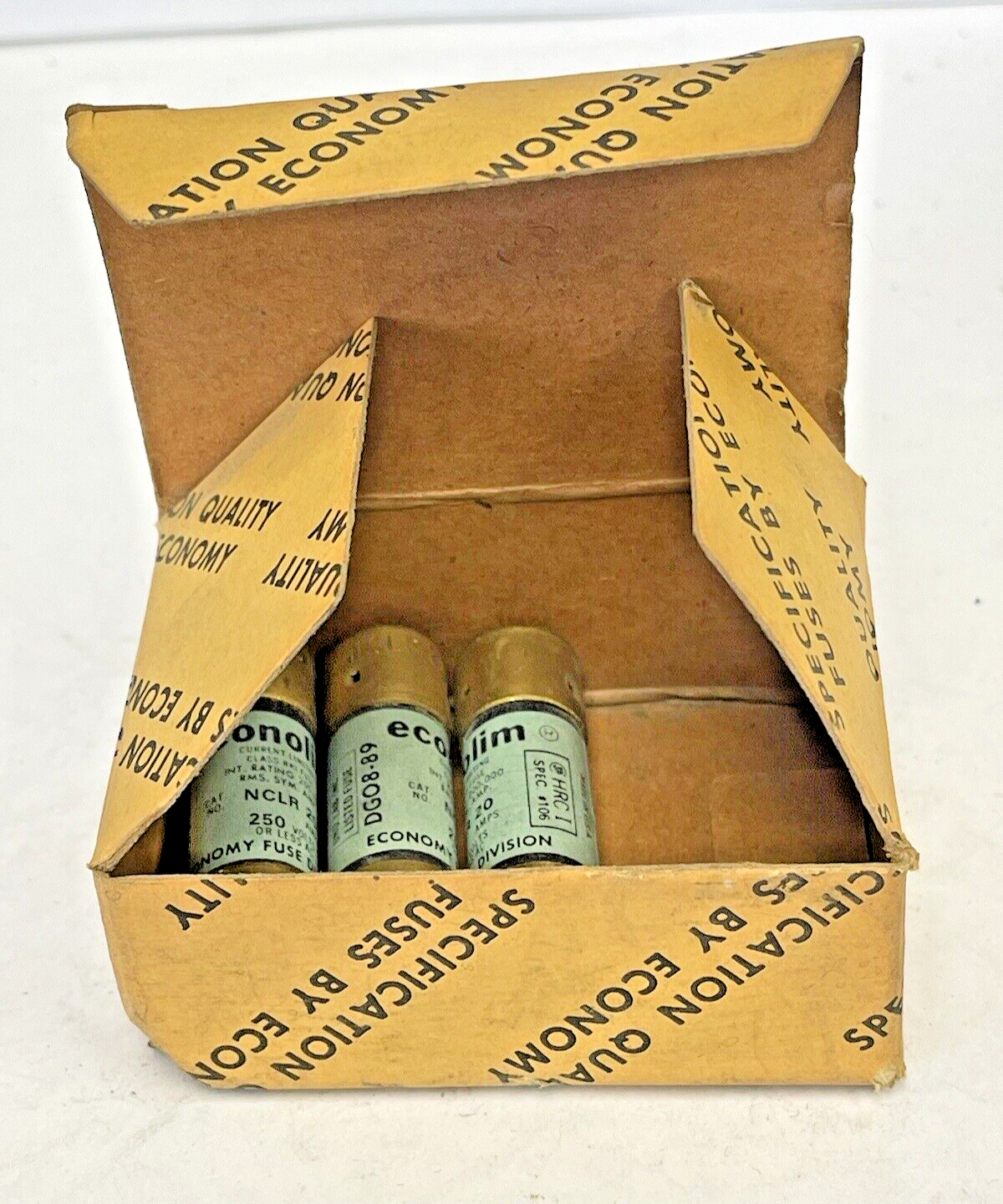 ECONOLIM *BOX OF 3* - NCLR 20 - 20 AMP, 250 VAC, CURRENT-LIMITING CLASS RK1 FUSE