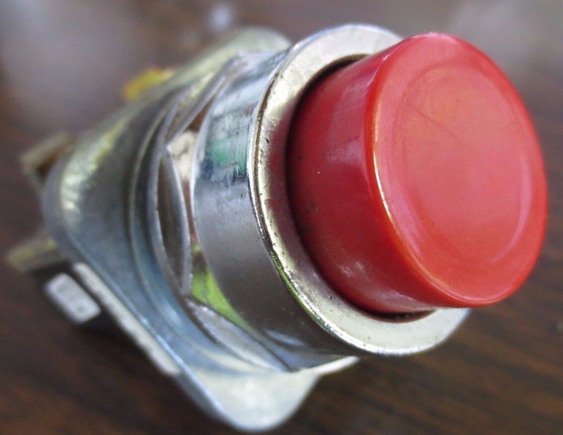 FURNAS 52PA8B2 Ser. F - PUSH BUTTON, RED - LOT of 22