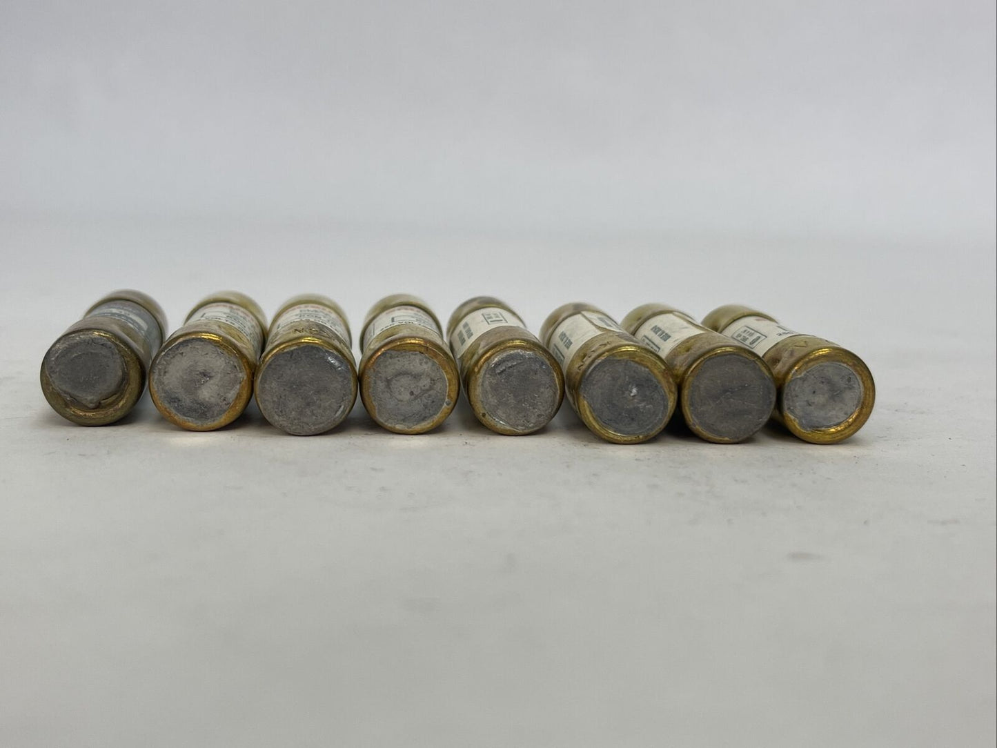 RELIANCE/BRUSH KON10 ONE TIME CLASS K5 FUSE 10AMP 250VAC (LOT OF 8)