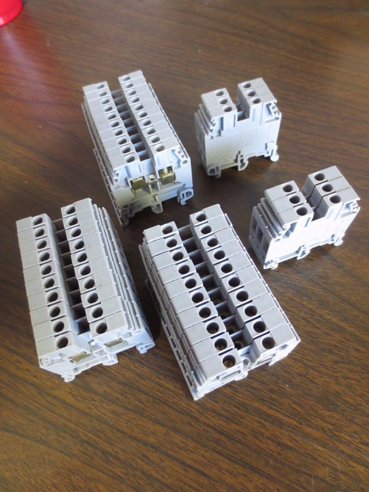 ABB ENTRELEC 011511607 GRAY M4/6 STANDARD SCREW CLAMP TERMINAL BLOCKS LOT of 36