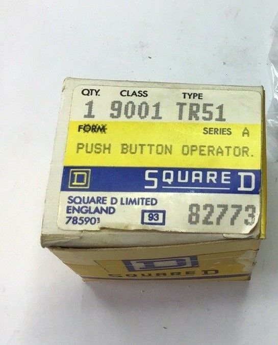 SQUARE D 9001 TR51 SERIES A PUSH BUTTON OPERATOR