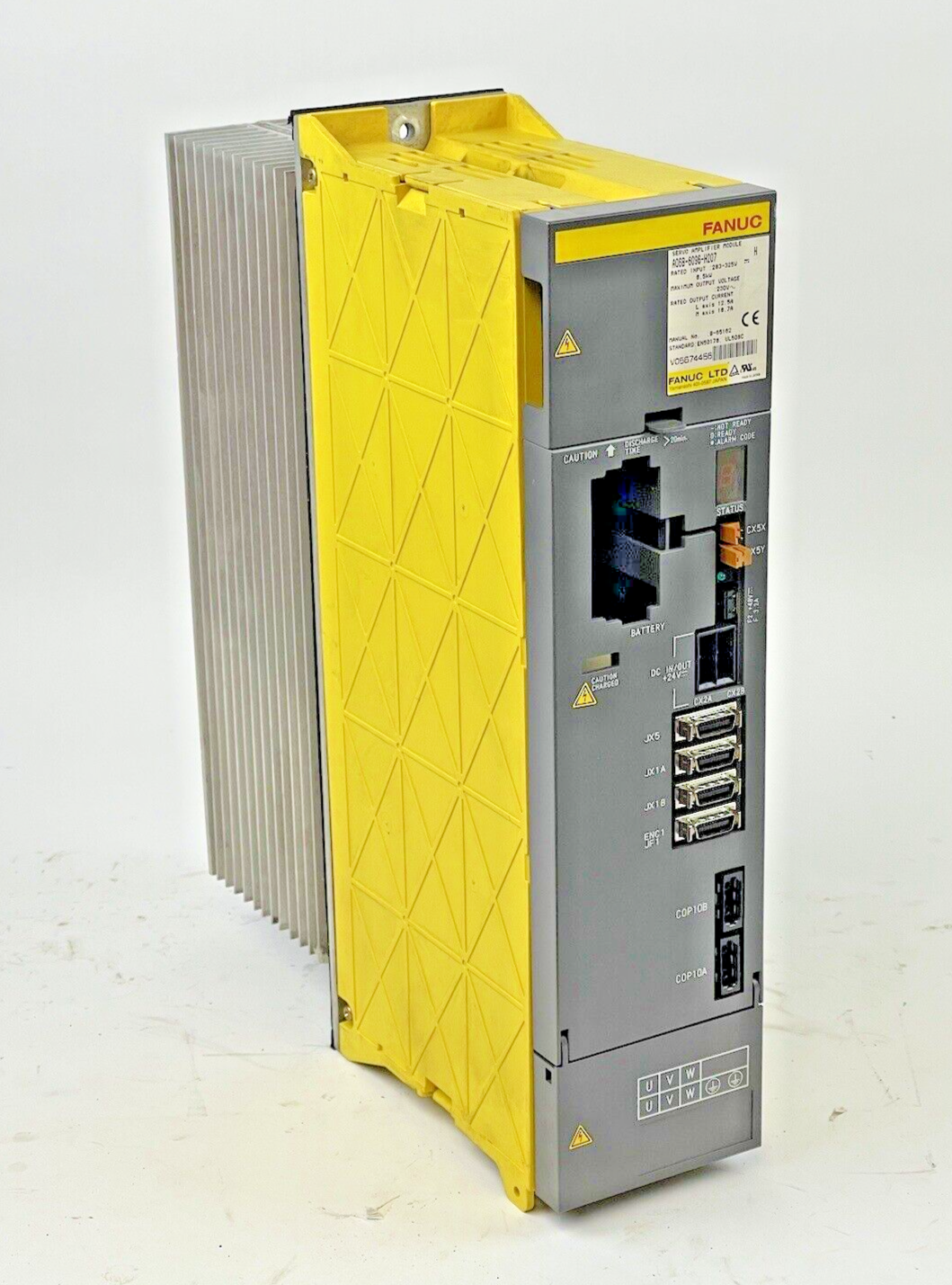 FANUC - A06B-6096-H207 SER. H - SERVO AMPLIFIER MODULE - 283-325V, 8.5kW, 12.5 A