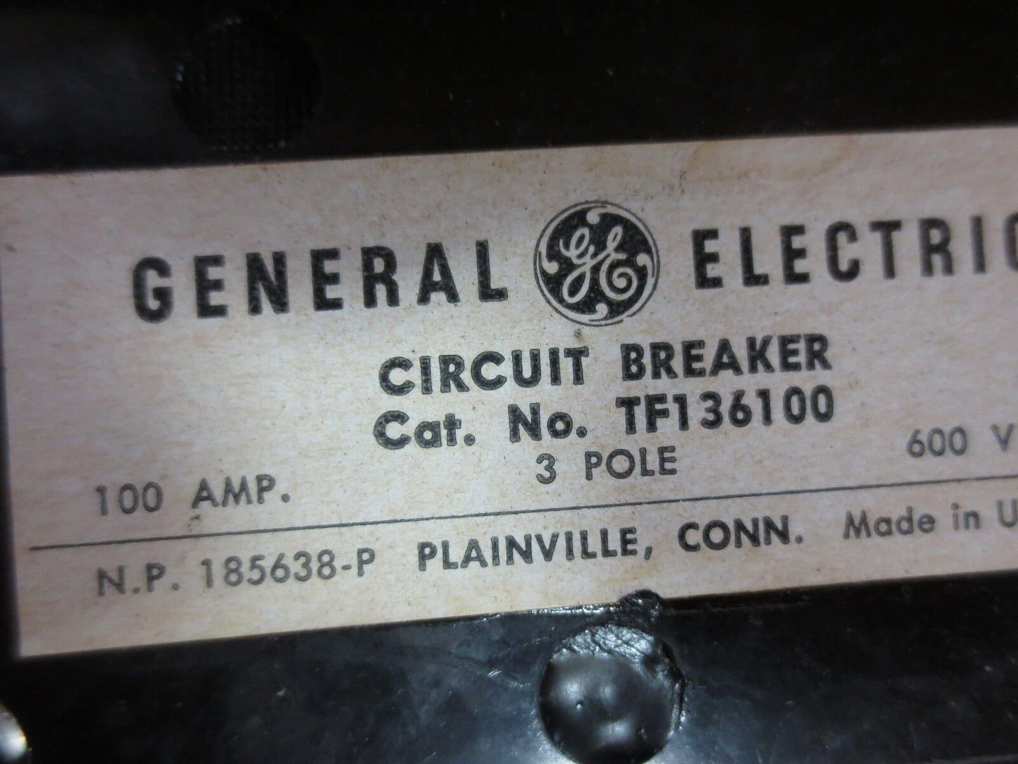 GENERAL ELECTRIC DFPFA410DE BUS PLUG / CIRCUIT BREAKER - 100A, 600V, 3P, 4W