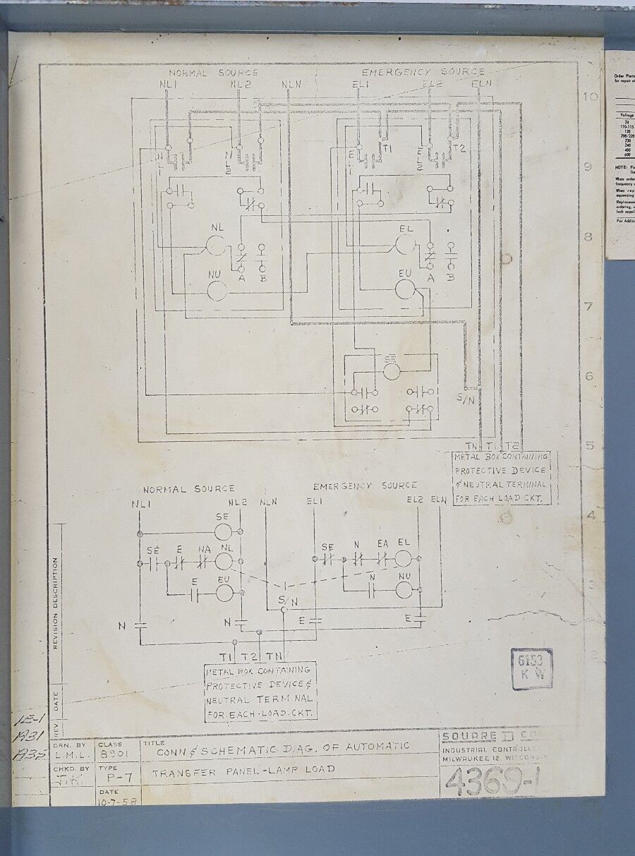 SQUARE D 8901-PG7