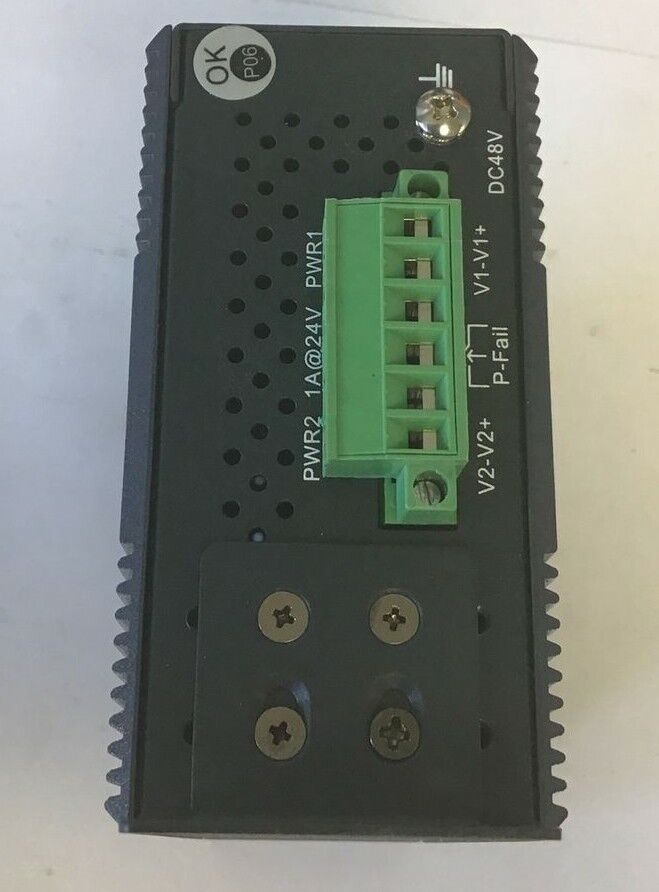 ADVANTECH EKI-2526PI INDUSTRIAL EHTERNET SWITCH 6PORT 48VDC 3A