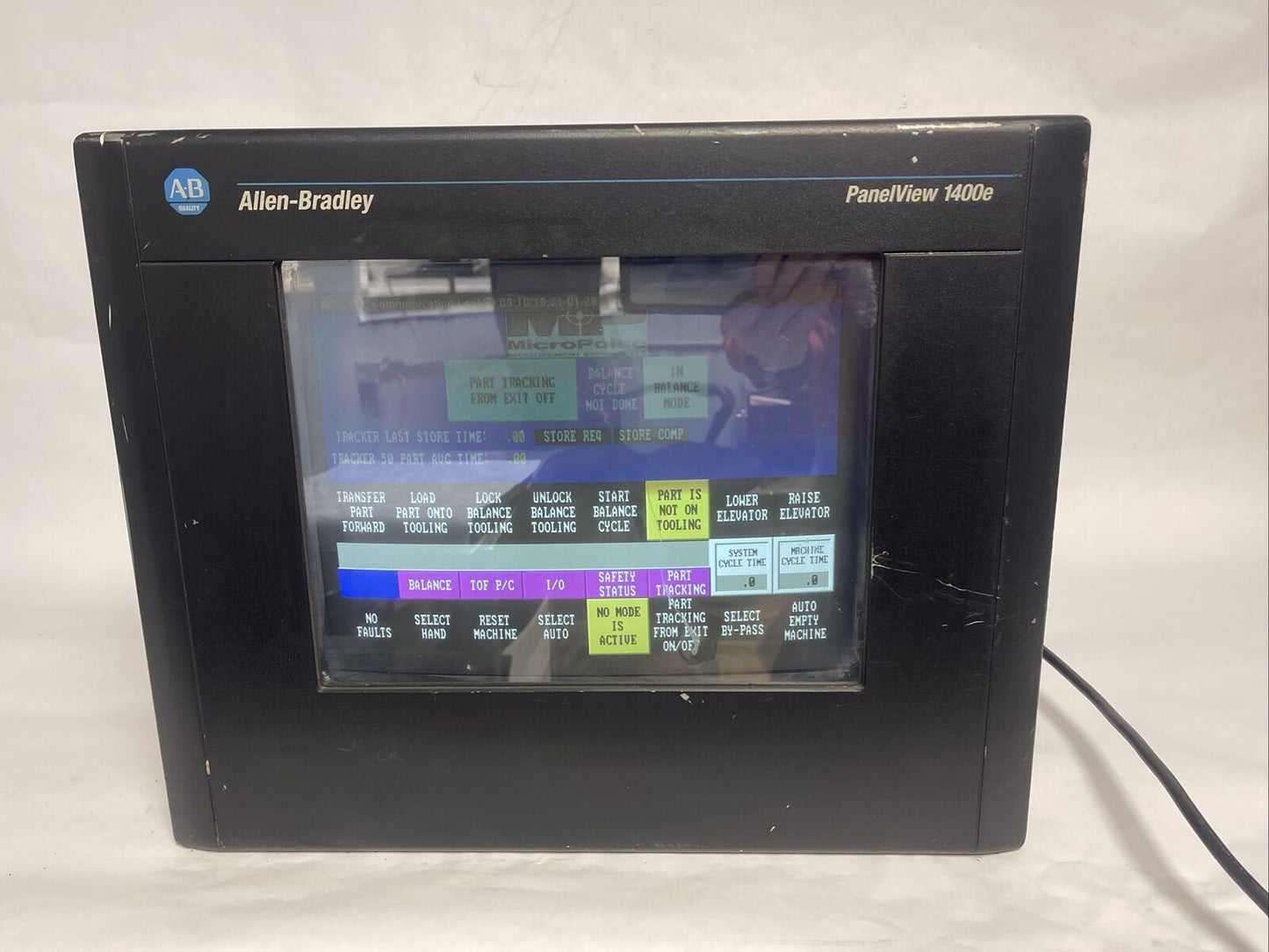 ALLEN BRADLEY 2711E-T14C6 PANELVIEW 1400E SER E 115-230VAC REV E FRN 5.16