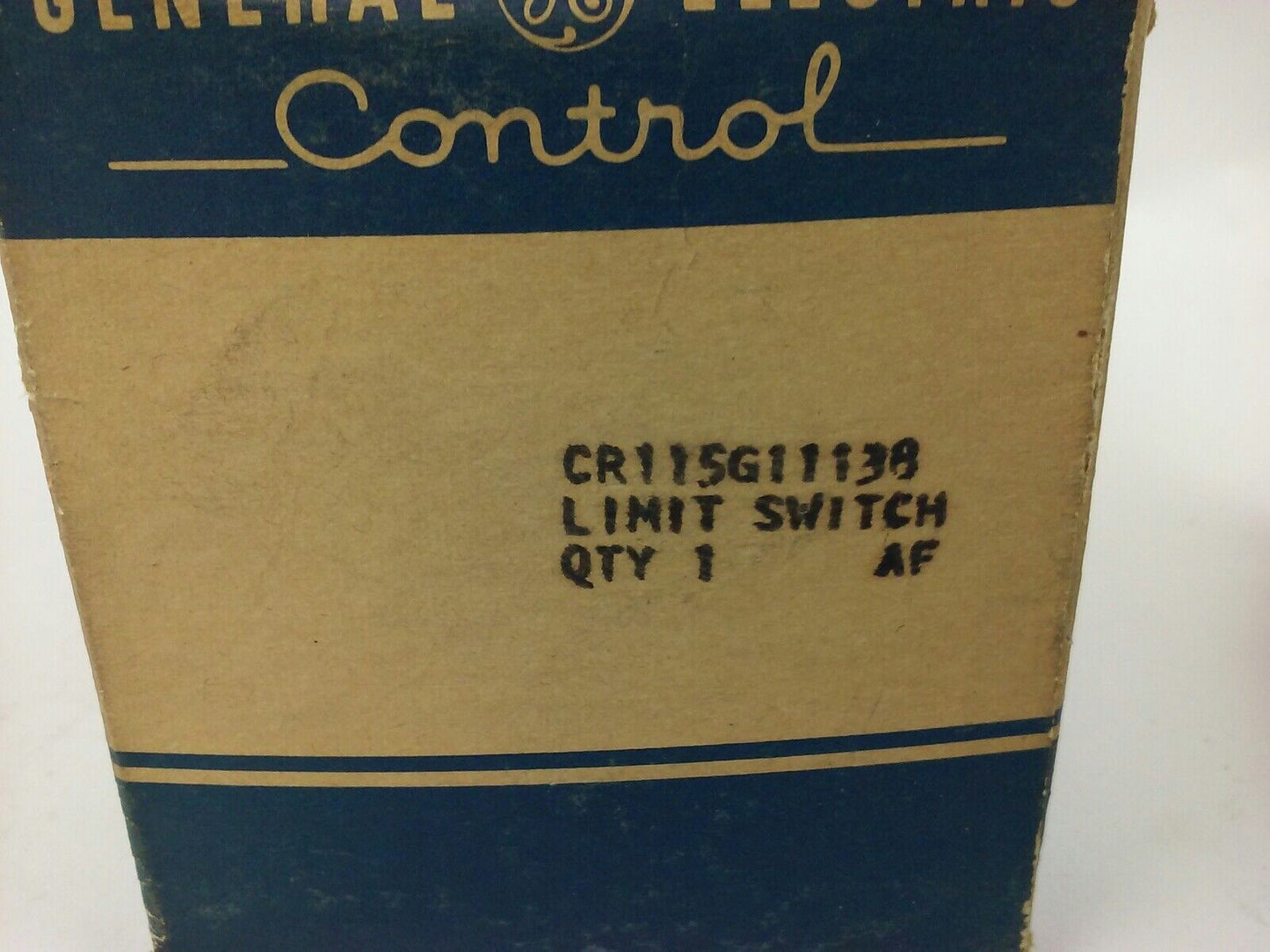 GE, CR115G11138, LIMIT SWITCH, 600V MAX GENERAL ELECTRIC, CR115G, NEW