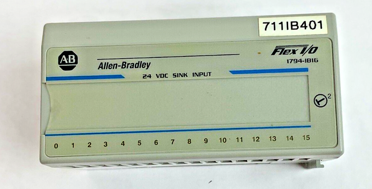 ALLEN BRADLEY 1794-IB16 SINK SER.A REV.A01 FWR BLNK 1794-TB3S TERM. BLOCK SER.A