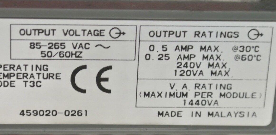 ALLEN-BRADLEY 1746-OA16 Ser. D - OUTPUT MODULE for SLC500