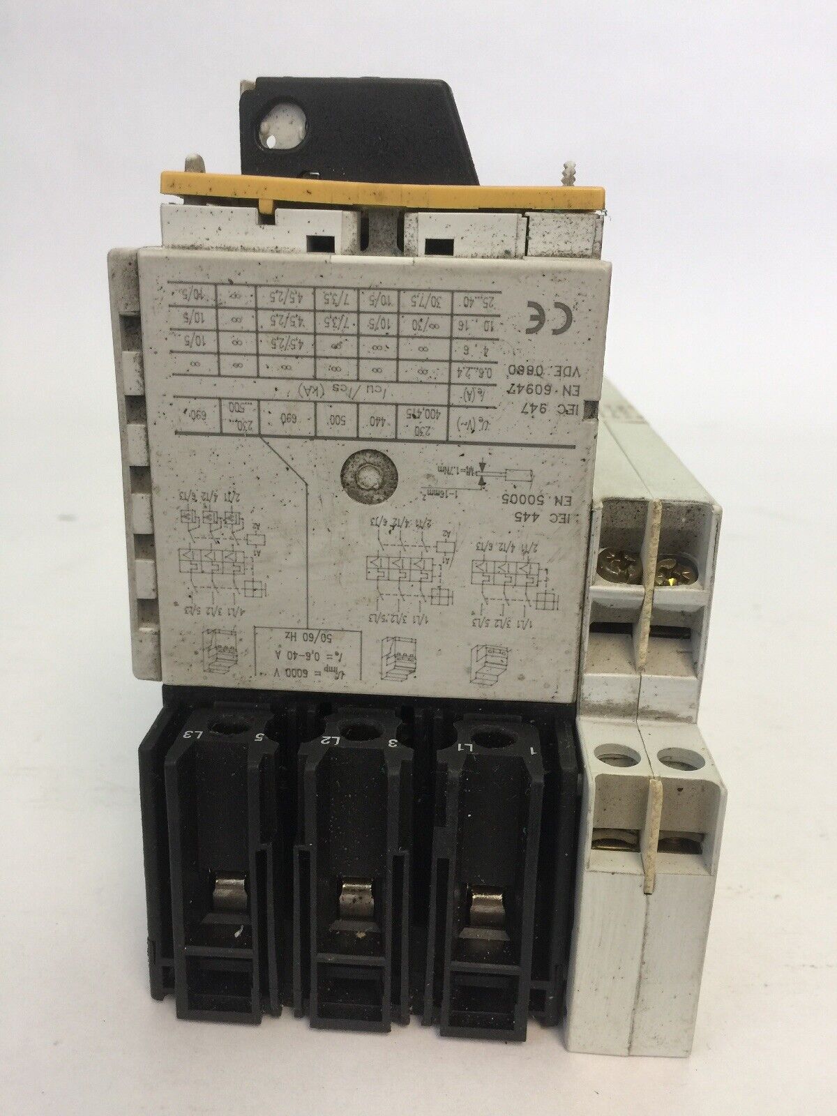 ALLEN BRADLEY MOTOR STARTER 190-P100 SER A 190-MN SER A 190-A40 SER B COIL 120V