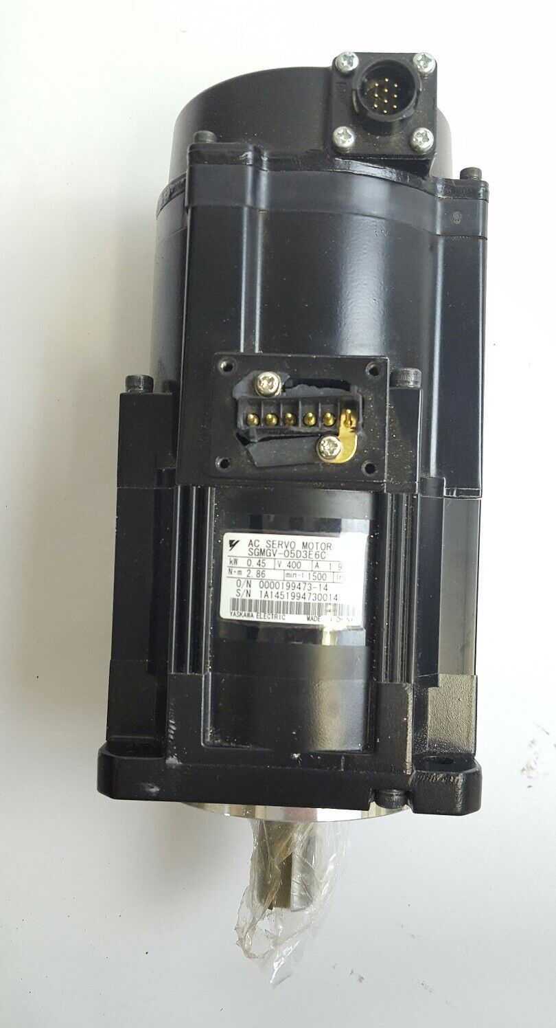 YASKAWA SGMGV-05D3E6C 400V, 0.45kW, 1.9A, AC SERVO MOTOR, NEW (DAMAGE)