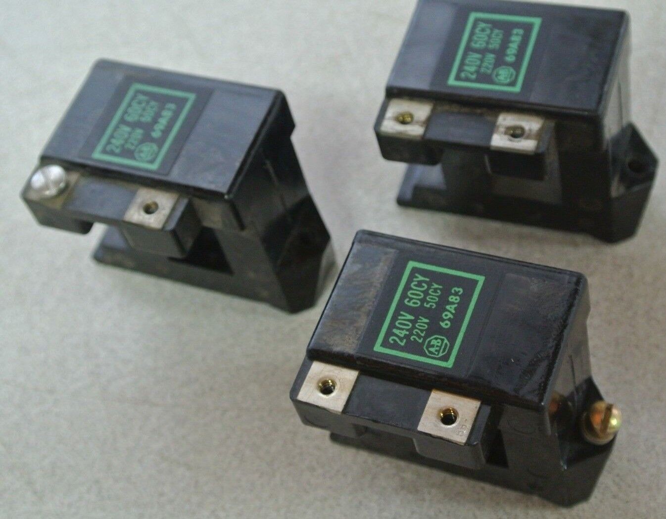 ALLEN-BRADLEY 69A83 COIL SIZE 00 220/50Hz, 230-240V/60Hz NEW SURPLUS LOT of 21