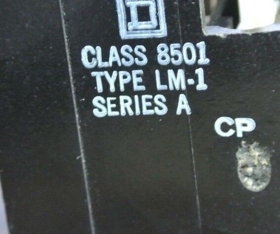 SQUARE D CLASS 8501, TYPE LM-1 - TERMINAL BLOCK ASSEMBLY - NEW SURPLUS