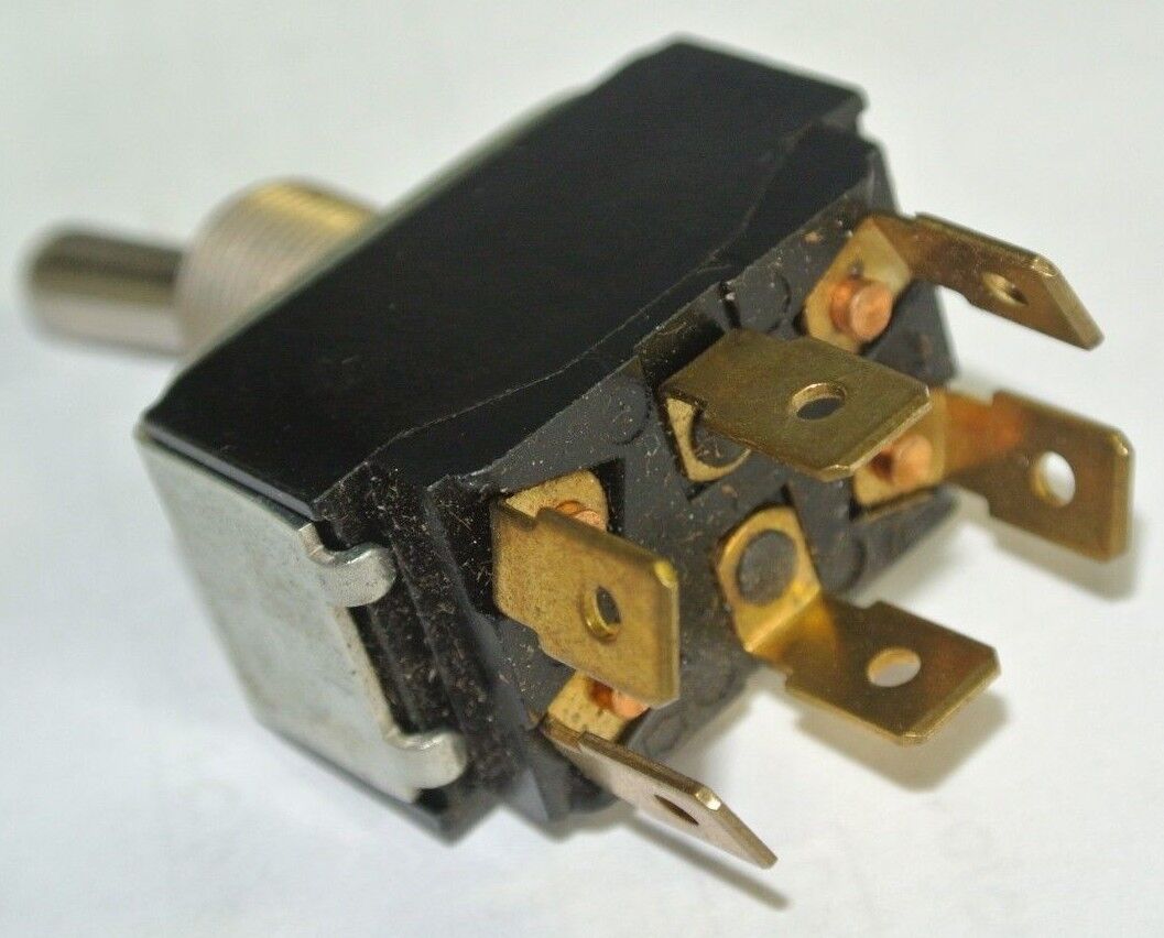 CUTLER-HAMMER 7570K7 TOGGLE SWITCH - "OFF/SPRING-LOADED MOMENTARY ON" - LOT of 5