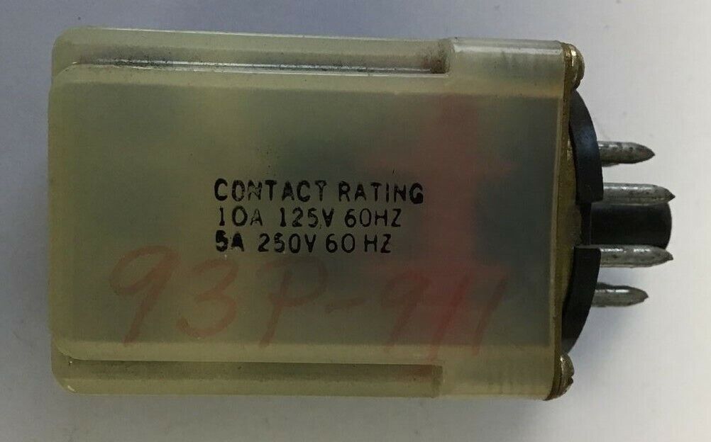 RBM CONTROLS 93-203303-60000B RELAY 10A 125V 60HZ 9320330360000B***LOTOF3***